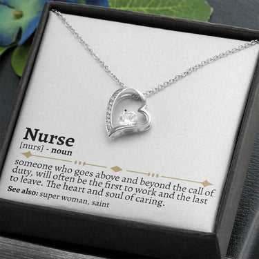 Nurse Definition Forever Love Necklace - Love You This Much